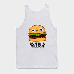 Bun In A Million Cute Burger Pun Tank Top